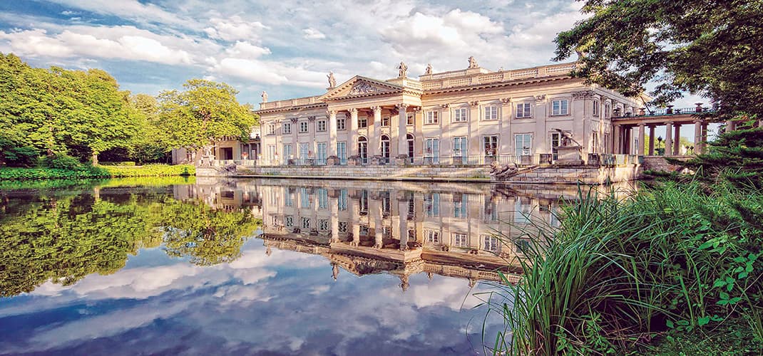 Łazienki Park or Royal Baths Park, Warsaw, Poland