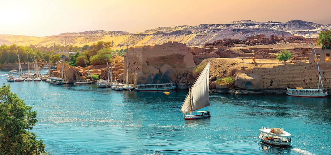 Felucca Sunset, Aswan, Egypt