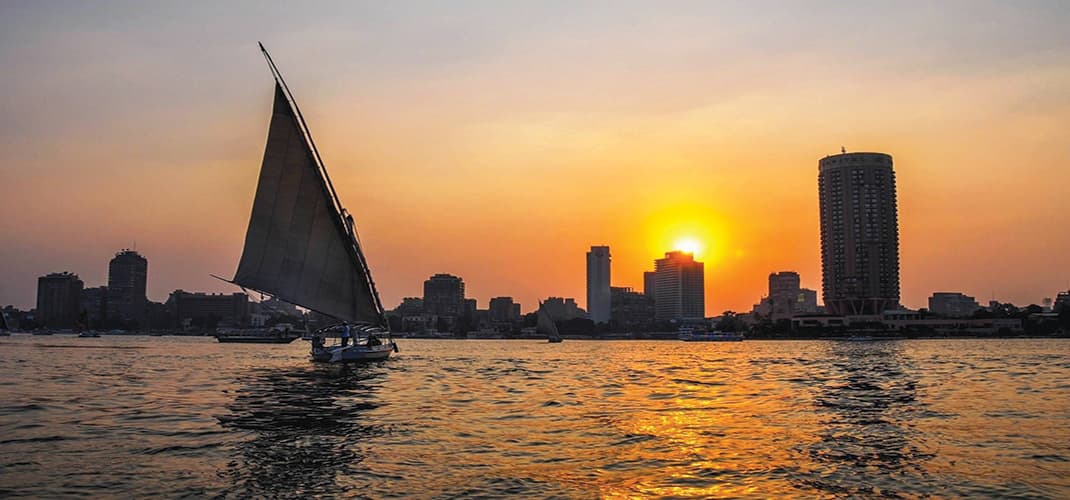 Sunset Felucca Ride, Cairo, Egypt