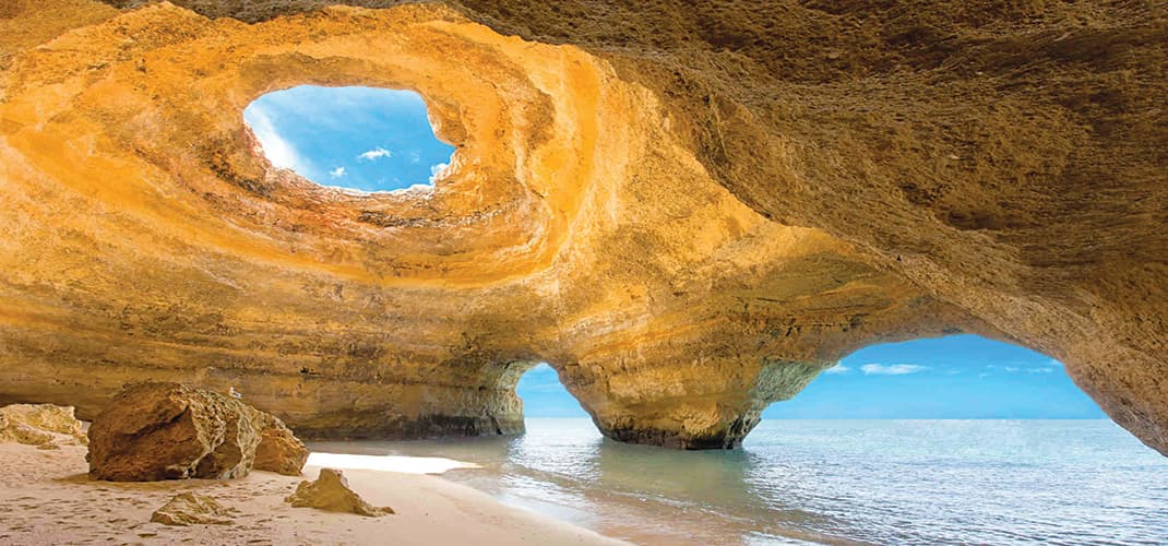 Benagil Caves, Algarve, Portugal