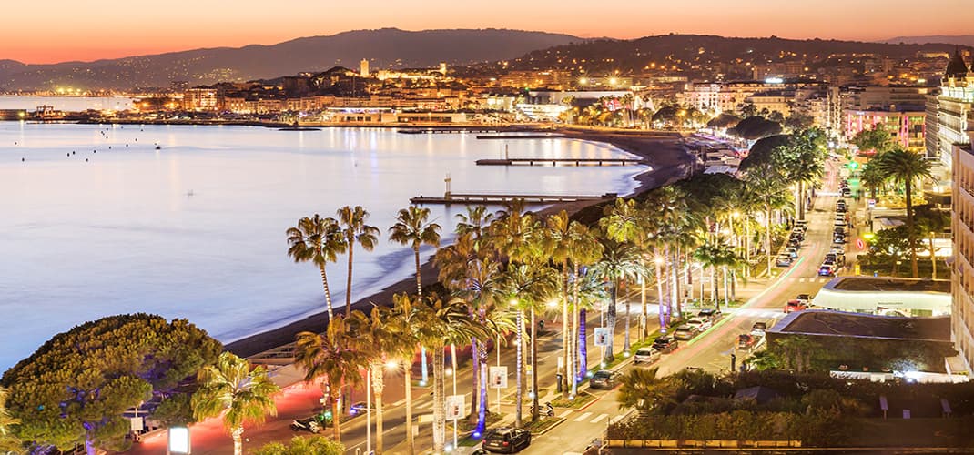 Cannes Sunset, France