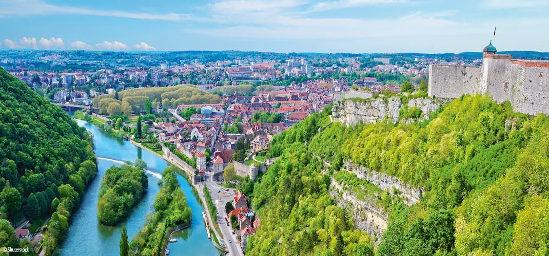 Besançon and Doubs Valley, France
