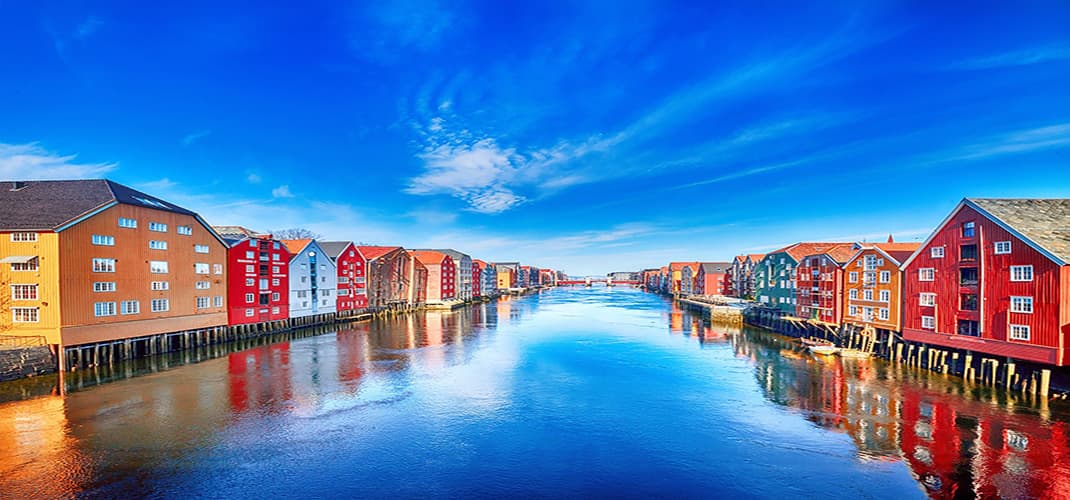 Nidelva River, Trondheim, Norway