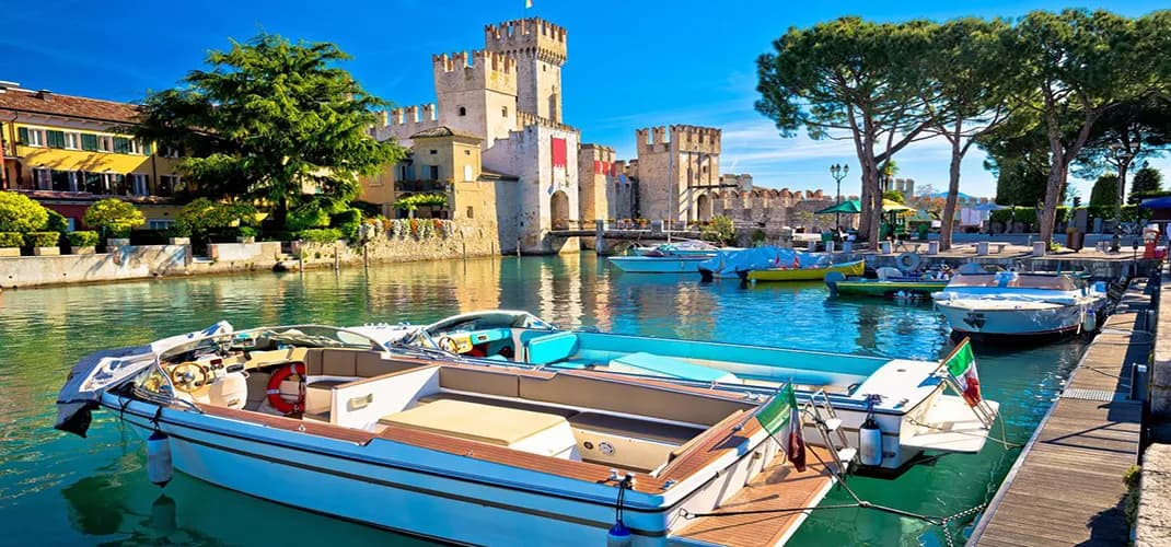 Sirmione Port, Lake Garda, Italy