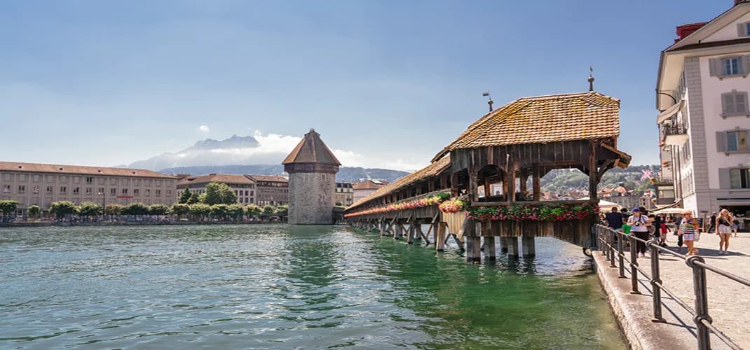 Kapellbrücke, Luzern, Switzerland
