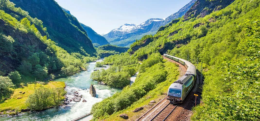 Flåmsbana, Flåm, Norway