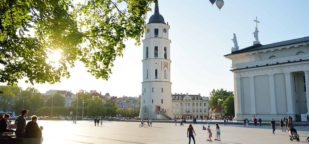 Cathedral Square, Vilnius, Lithuania
