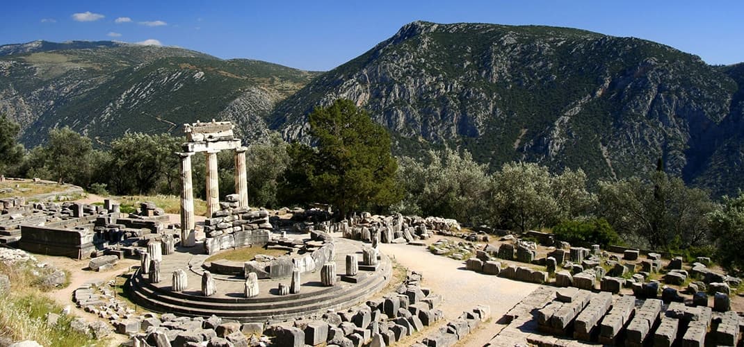 Athena Pronaia Temple, Delphi, Greece
