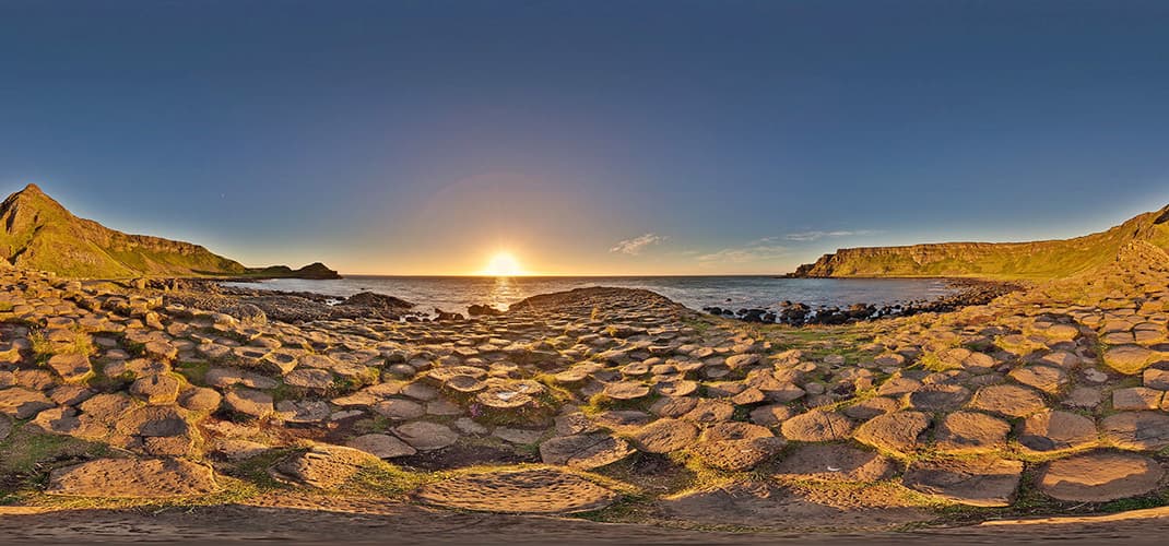 Giants Causeway Sunset, Northern Ireland