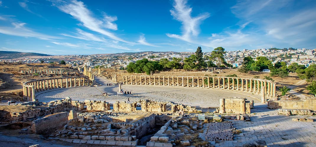 Oval Plaza, Jerash, Jordan