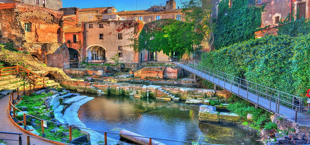 Greek Roman Theatre of Catania, Sicily