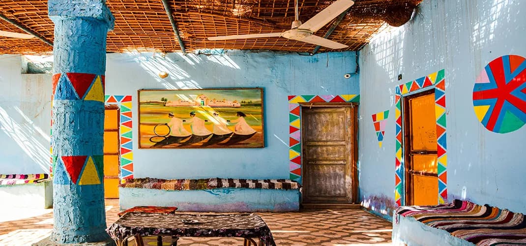 Colourful House in Aswan, Aswan, Egypt